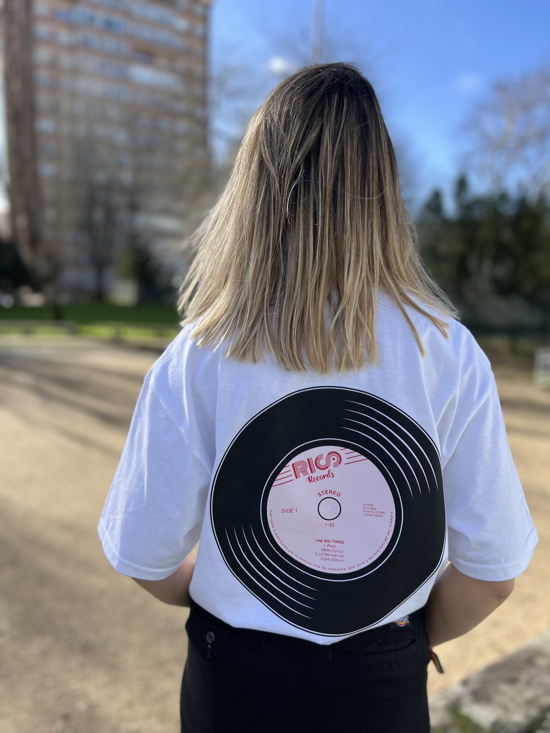 CAMISETA RICO Records blanca - Imagen 4