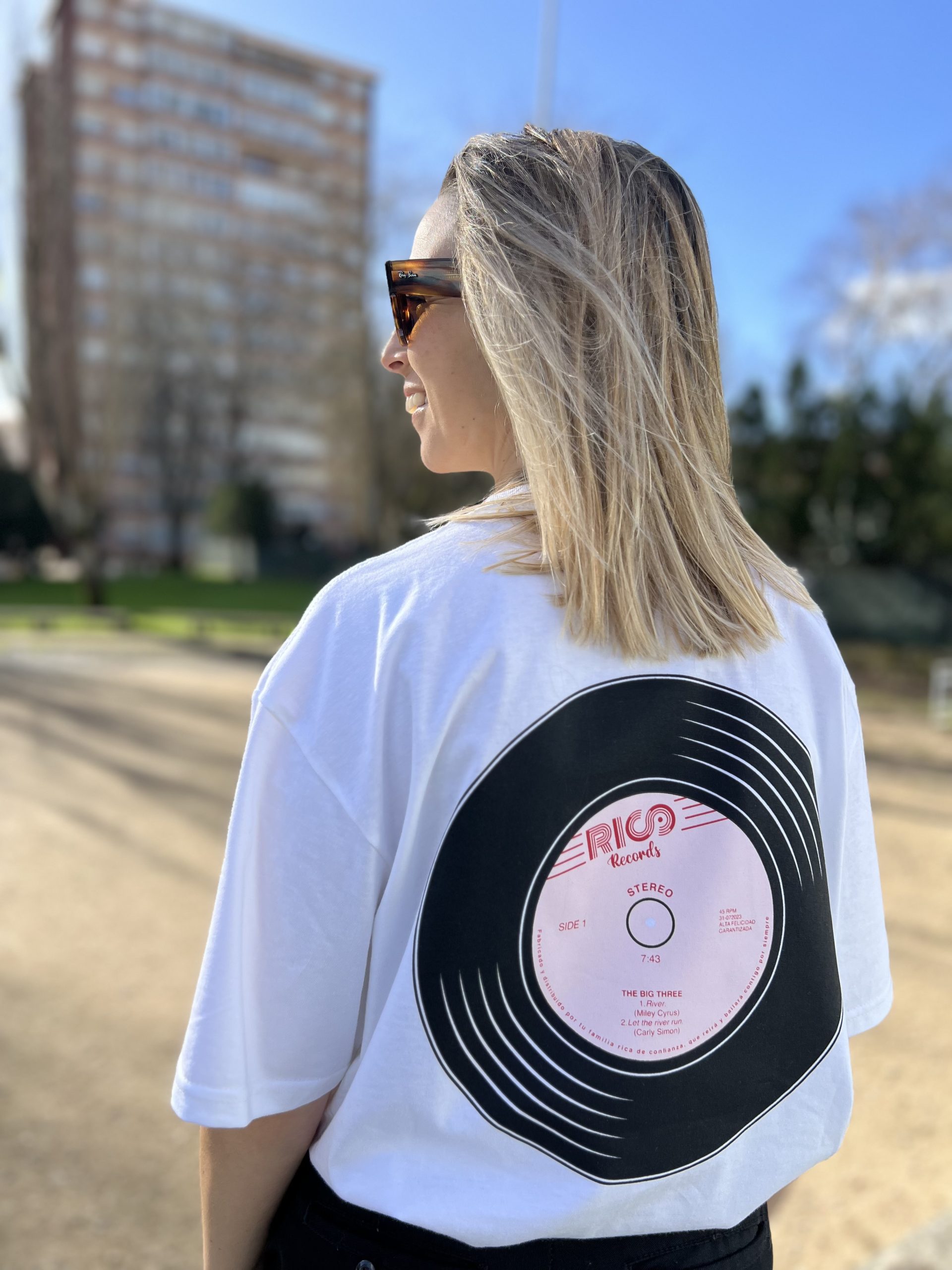 CAMISETA RICO Records blanca